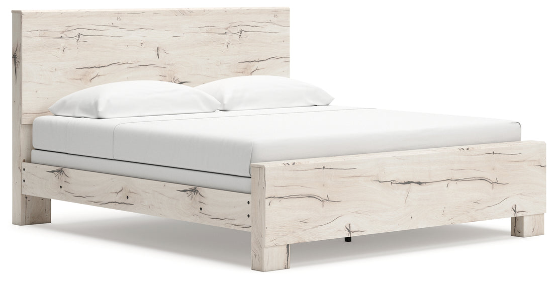 Lawroy Light Natural King Panel Bed - B2310B10