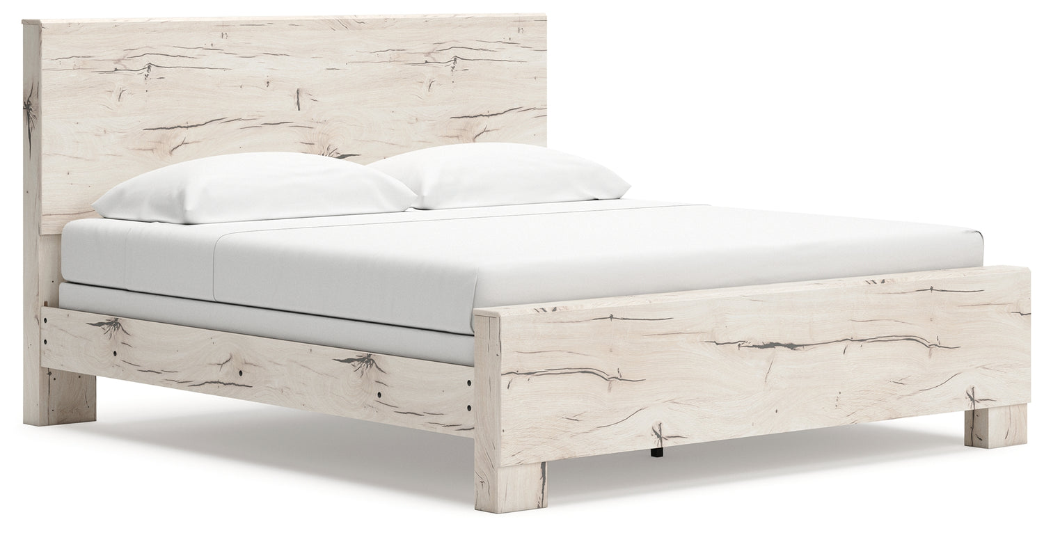 Lawroy Light Natural King Panel Bed - B2310B10