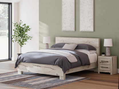 Lawroy Light Natural King Panel Bed - B2310B10