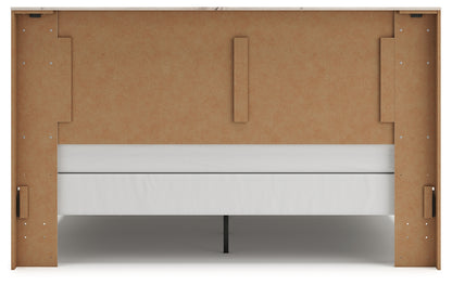 Lawroy Light Natural King Panel Bed - B2310B10
