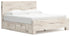 Lawroy Light Natural King Panel Bed with Storage - B2310B12