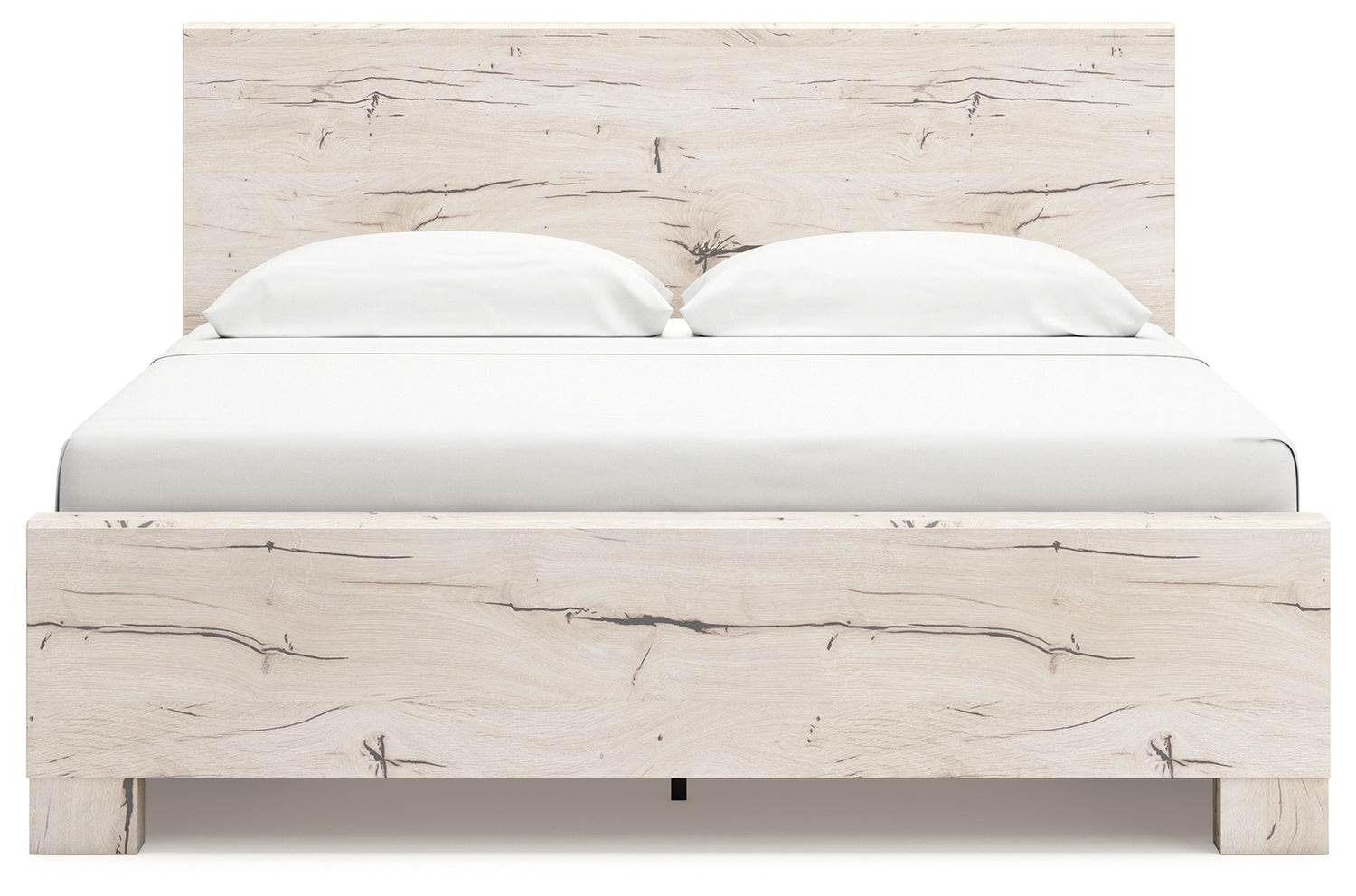 Lawroy Light Natural King Panel Bed with Storage - B2310B13