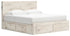 Lawroy Light Natural King Panel Storage Bed - B2310B14