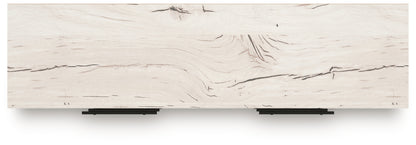 Lawroy Light Natural King Storage Bed, Dresser and Nightstand - B2310B39