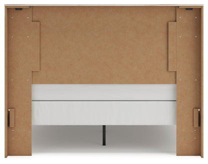Lawroy Light Natural Queen Panel Bed - B2310B2