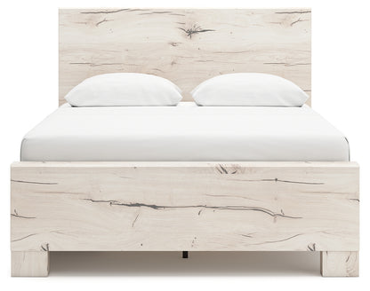 Lawroy Light Natural Queen Panel Bed with Storage - B2310B6