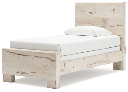 Lawroy Light Natural Twin Panel Bed - B2310B15