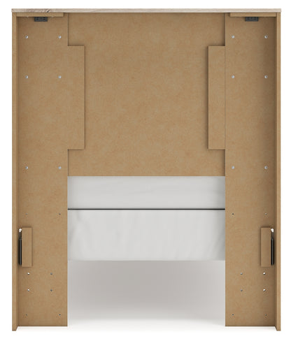 Lawroy Light Natural Twin Panel Bed - B2310B15