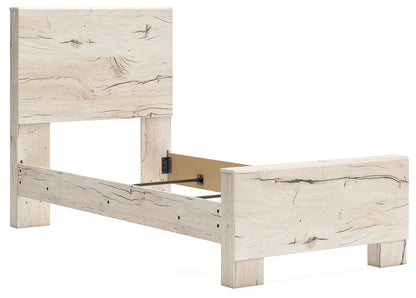 Lawroy Light Natural Twin Panel Bed - B2310B15