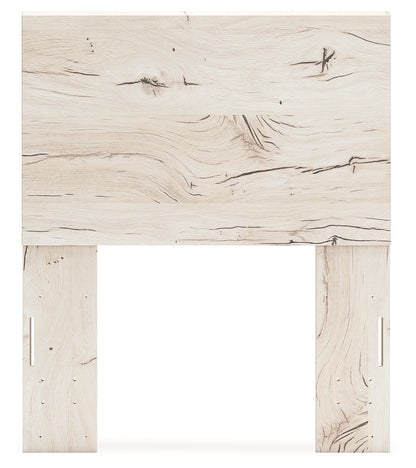 Lawroy Light Natural Twin Panel Headboard, Dresser and Mirror - B2310B27