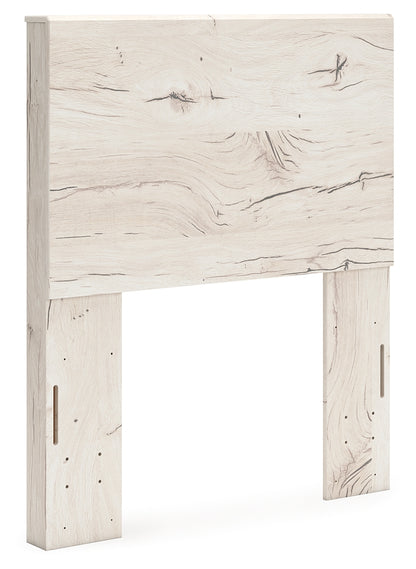 Lawroy Light Natural Twin Panel Headboard, Dresser and Mirror - B2310B27