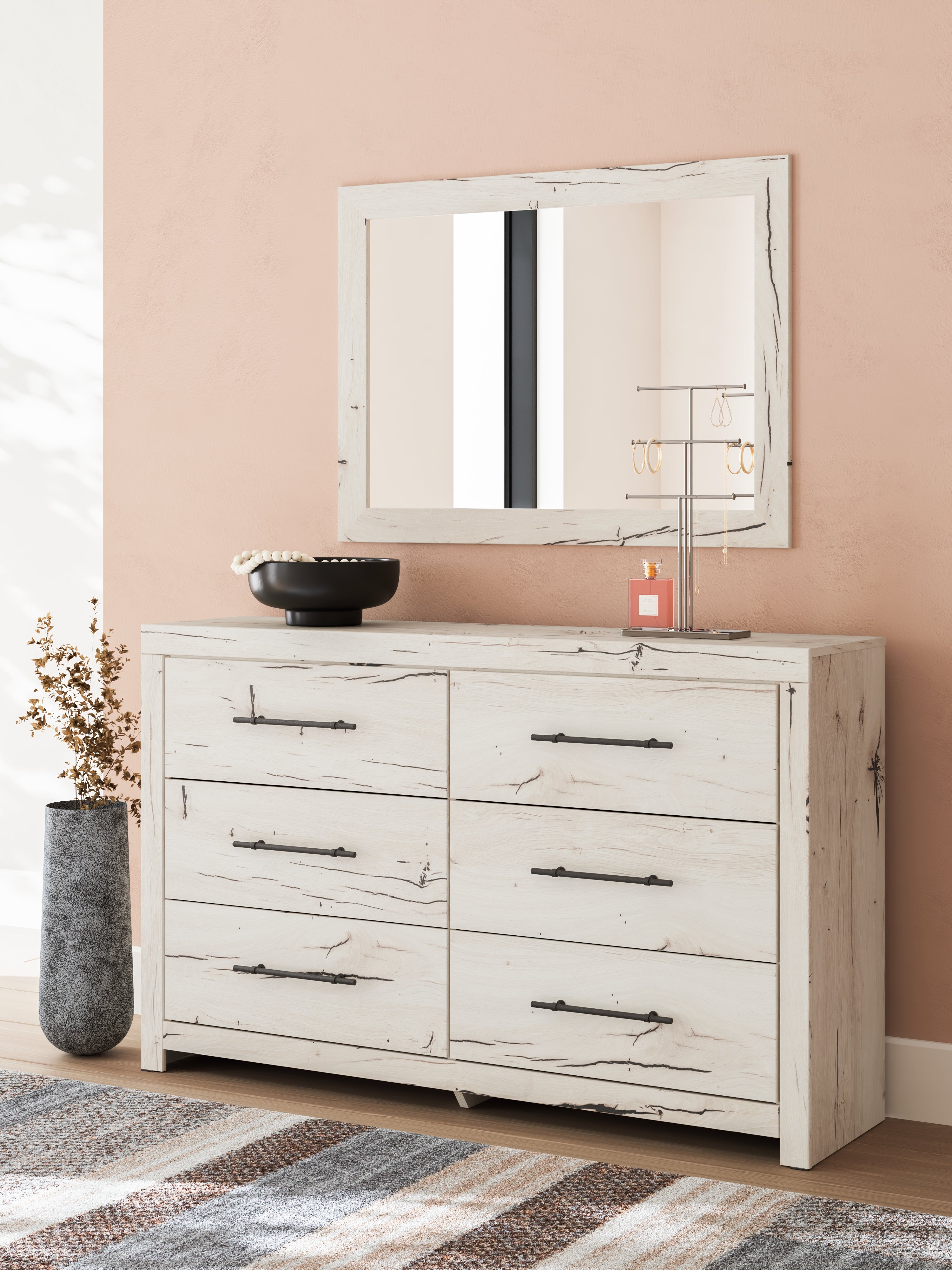 Lawroy Queen Panel Headboard, Dresser and Nightstand - B2310B47