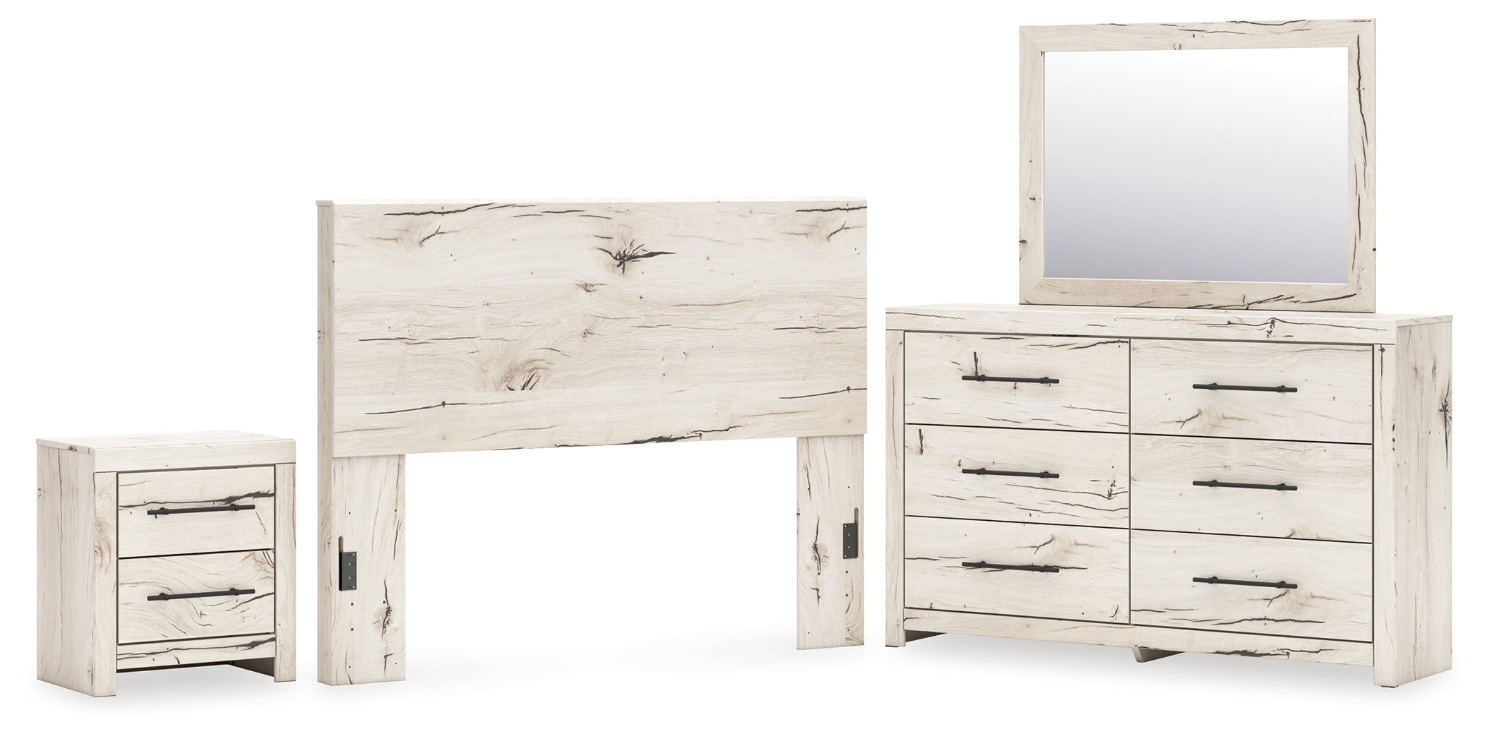 Lawroy Queen Panel Headboard, Dresser and Nightstand - B2310B47