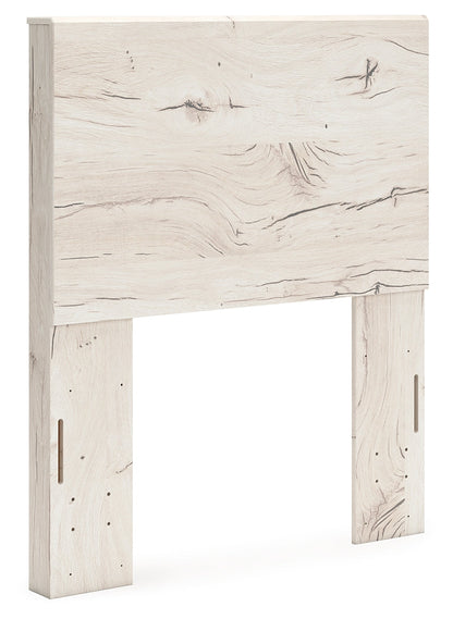 Lawroy Twin Panel Headboard with Dresser and 2 Nightstands in Light Natural from Ashley - Luna Furniture