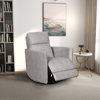 Lawson Swivel Glider Linen Recliner Chair - Latte - RCL03800401