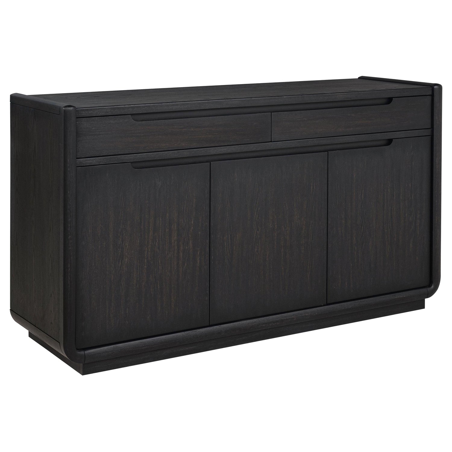 Leandro 2-drawer Dining Sideboard Server Burnished Black - 115395