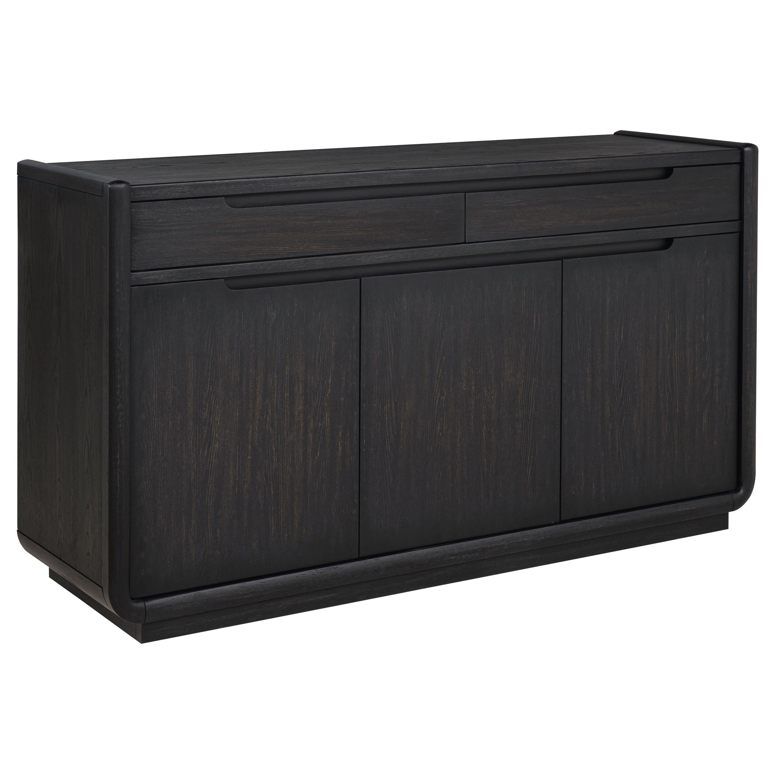 Leandro 2-drawer Dining Sideboard Server Burnished Black - 115395