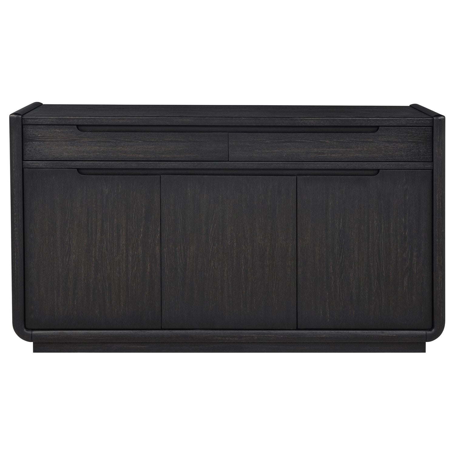 Leandro 2-drawer Dining Sideboard Server Burnished Black - 115395