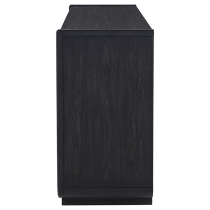 Leandro 2-drawer Dining Sideboard Server Burnished Black - 115395