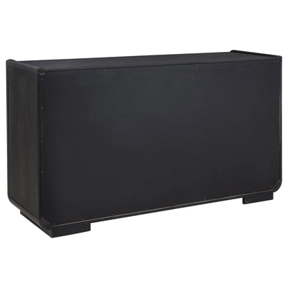 Leandro 2-drawer Dining Sideboard Server Burnished Black - 115395