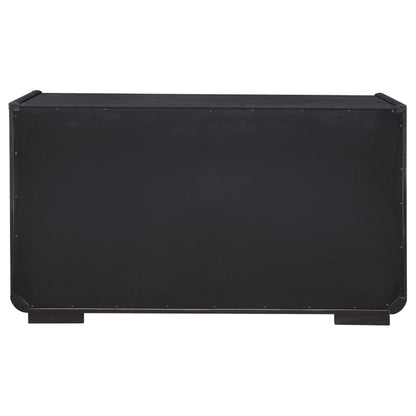 Leandro 2-drawer Dining Sideboard Server Burnished Black - 115395