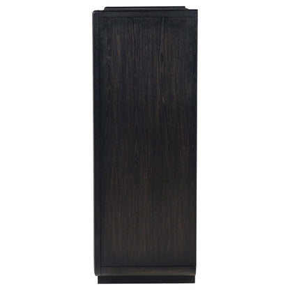 Leandro 5-drawer Bedroom Chest of Drawers Burnished Black - 222495