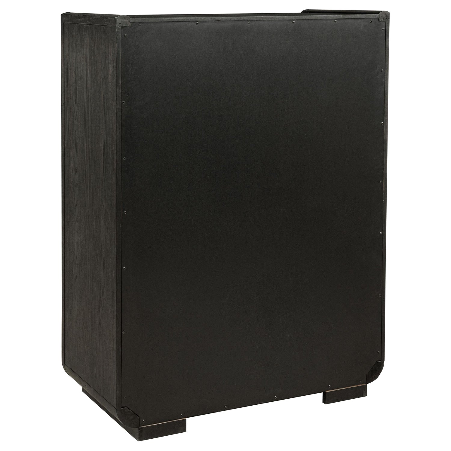 Leandro 5-drawer Bedroom Chest of Drawers Burnished Black - 222495