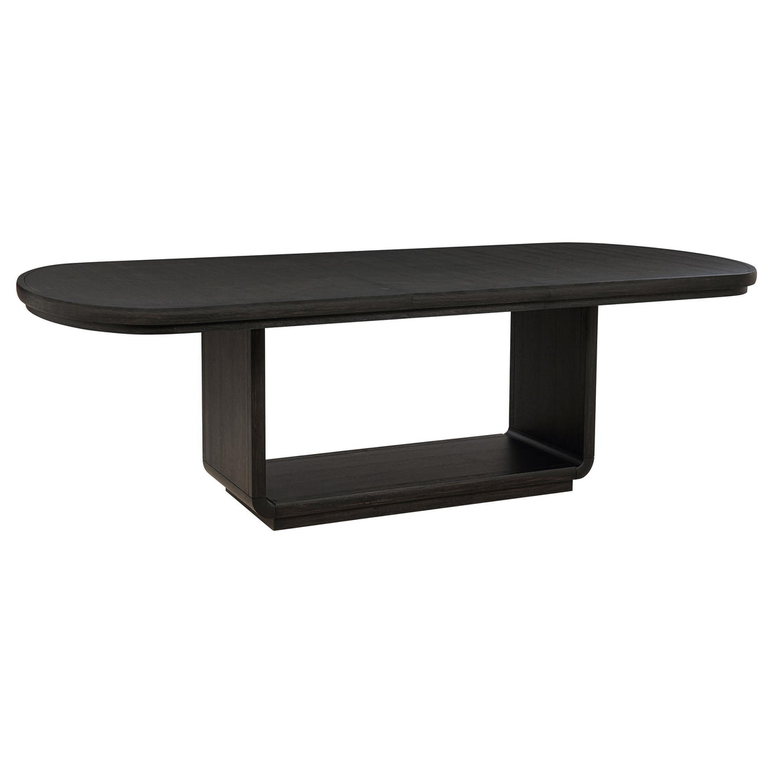 Leandro 78-inch Extension Dining Room Table Burnished Black - 115391