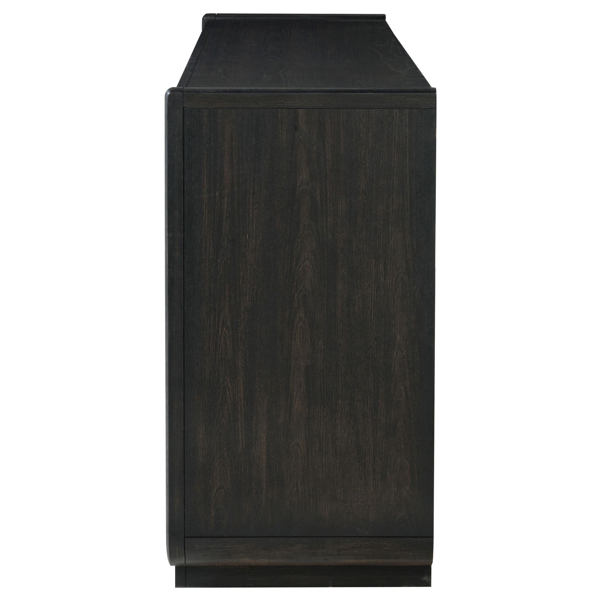Leandro 8-drawer Bedroom Dresser Cabinet Burnished Black - 222493