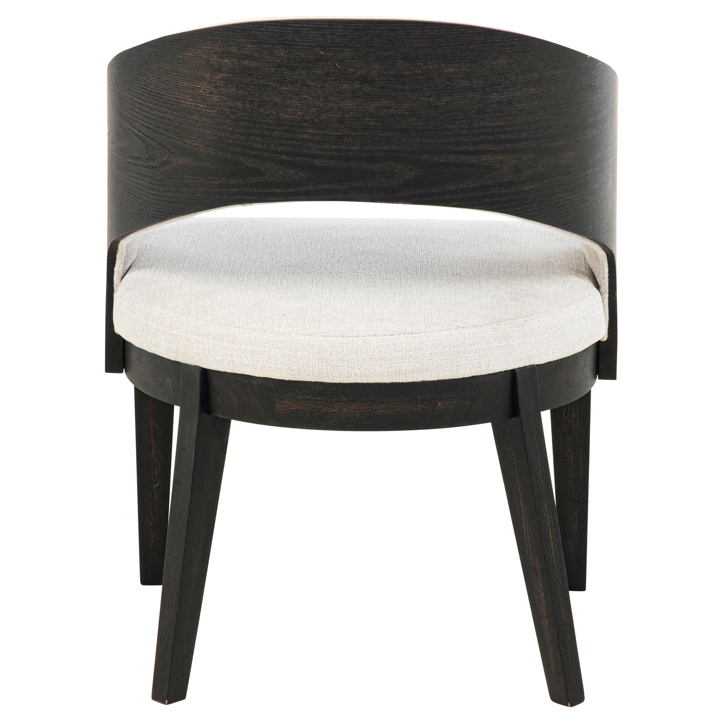 Leandro Upholstered Dining Arm Chair Cream (Set of 2) - 115393
