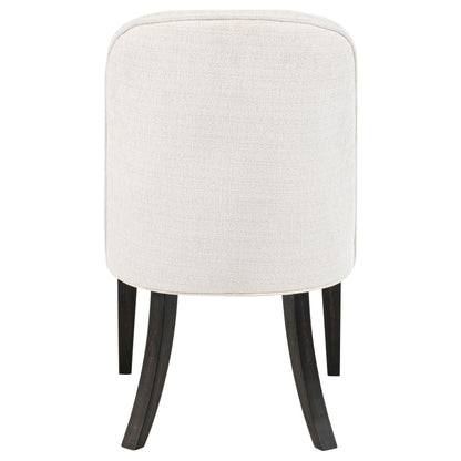 Leandro Upholstered Dining Side Chair Cream (Set of 2) - 115392