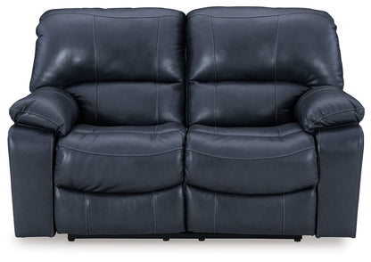 Leesworth Sofa, Loveseat and Recliner in Ocean - PKG016543