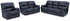 Leesworth Sofa, Loveseat and Recliner in Ocean - PKG016543