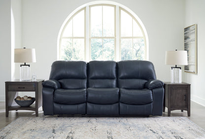 Leesworth Sofa, Loveseat and Recliner in Ocean - PKG016543