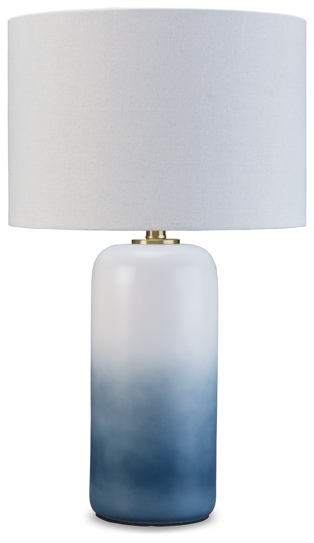 Lemrich White/Teal Table Lamp (Set of 2) - L123874X2