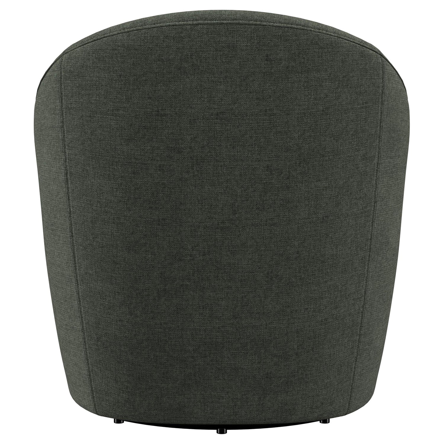 Leon Upholstered Accent Swivel Barrel Chair Hunter Green - 903075