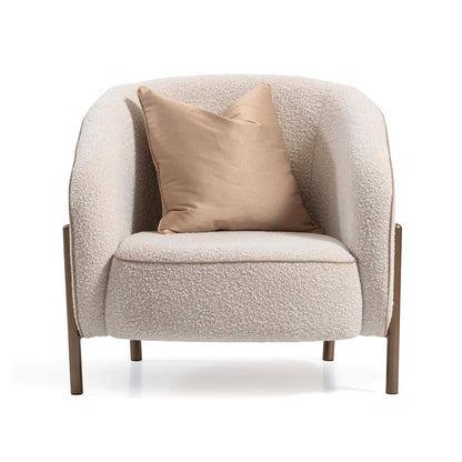Lisbon Matte Bronze Accent Chair