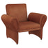 Liana Upholstered Roll Arm Accent Armchair Rust Orange - 903150
