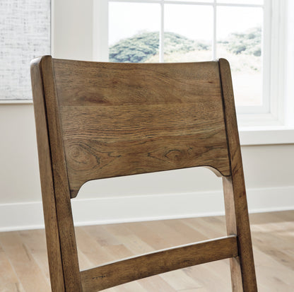 Cabalynn Light Brown Dining Table and 4 Chairs and Bench from Ashley - Luna Furniture