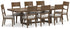 Light Brown Cabalynn Dining Table and 8 Chairs - PKG015573