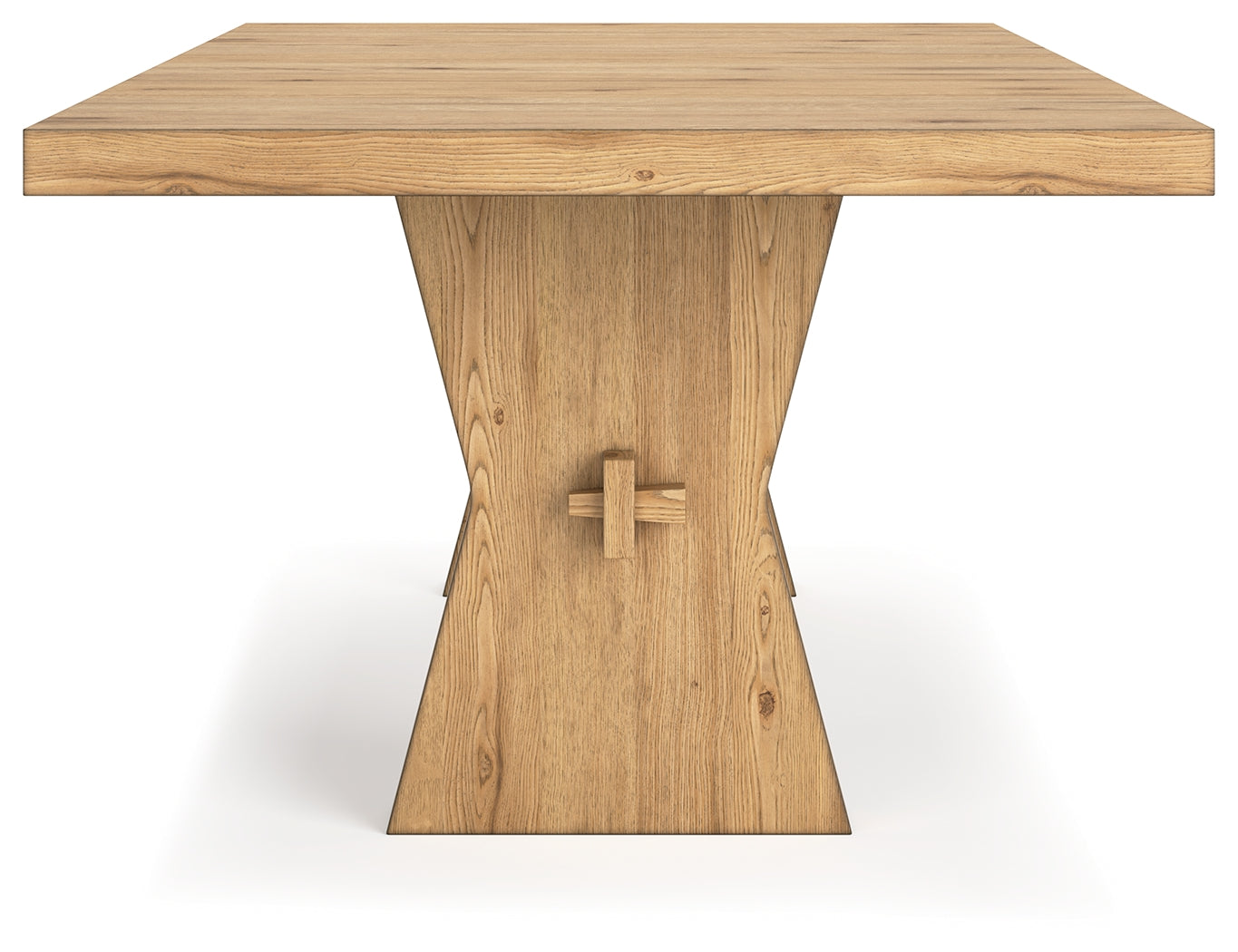 Light Brown Galliden Dining Table and 4 Chairs - PKG017098