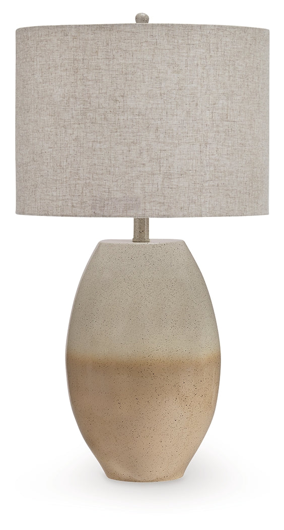 Linas Cream/Beige Table Lamp - L207594