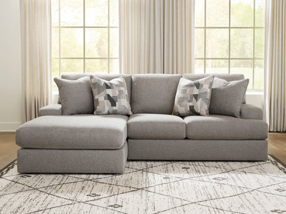 Lindon Smoke 2-Piece Sectional with Chaise - 84704S1