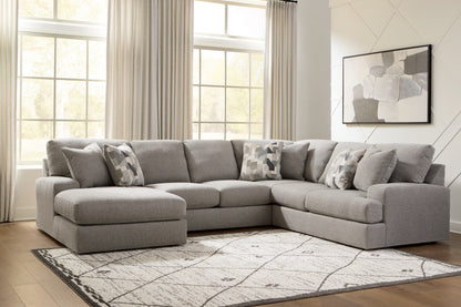 Lindon Smoke 3-Piece Sectional with Chaise - 84704S3
