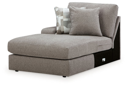 Lindon Smoke Left-Arm Facing Corner Chaise - 8470416