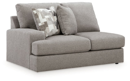 Lindon Smoke Left-Arm Facing Loveseat - 8470455
