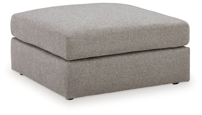 Lindon Smoke Oversized Accent Ottoman - 8470408