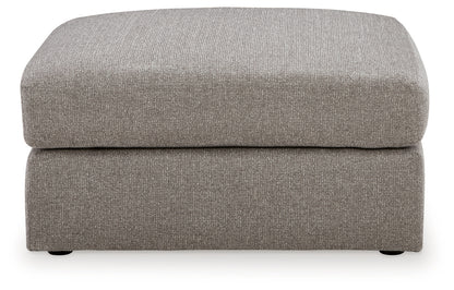 Lindon Smoke Oversized Accent Ottoman - 8470408