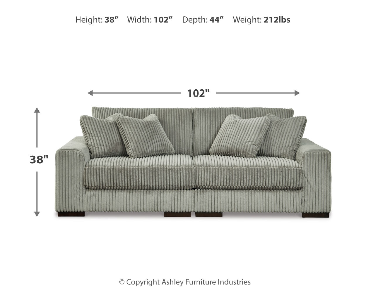 Lindyn  2-Piece Sectional Sofa and Oversized Swivel Accent Chair - 21105U3
