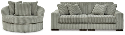 Lindyn  2-Piece Sectional Sofa and Oversized Swivel Accent Chair - 21105U3